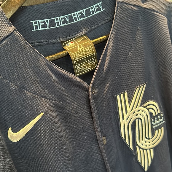 Men's Nike Navy Kansas City Royals 2022 MLB City Connect Authentic Jersey - Picture 7 of 7